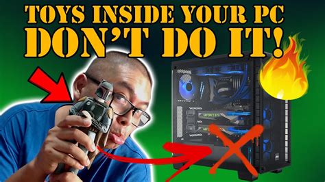 metal box to put into pc|How to put toys and models inside your PC case safely!.